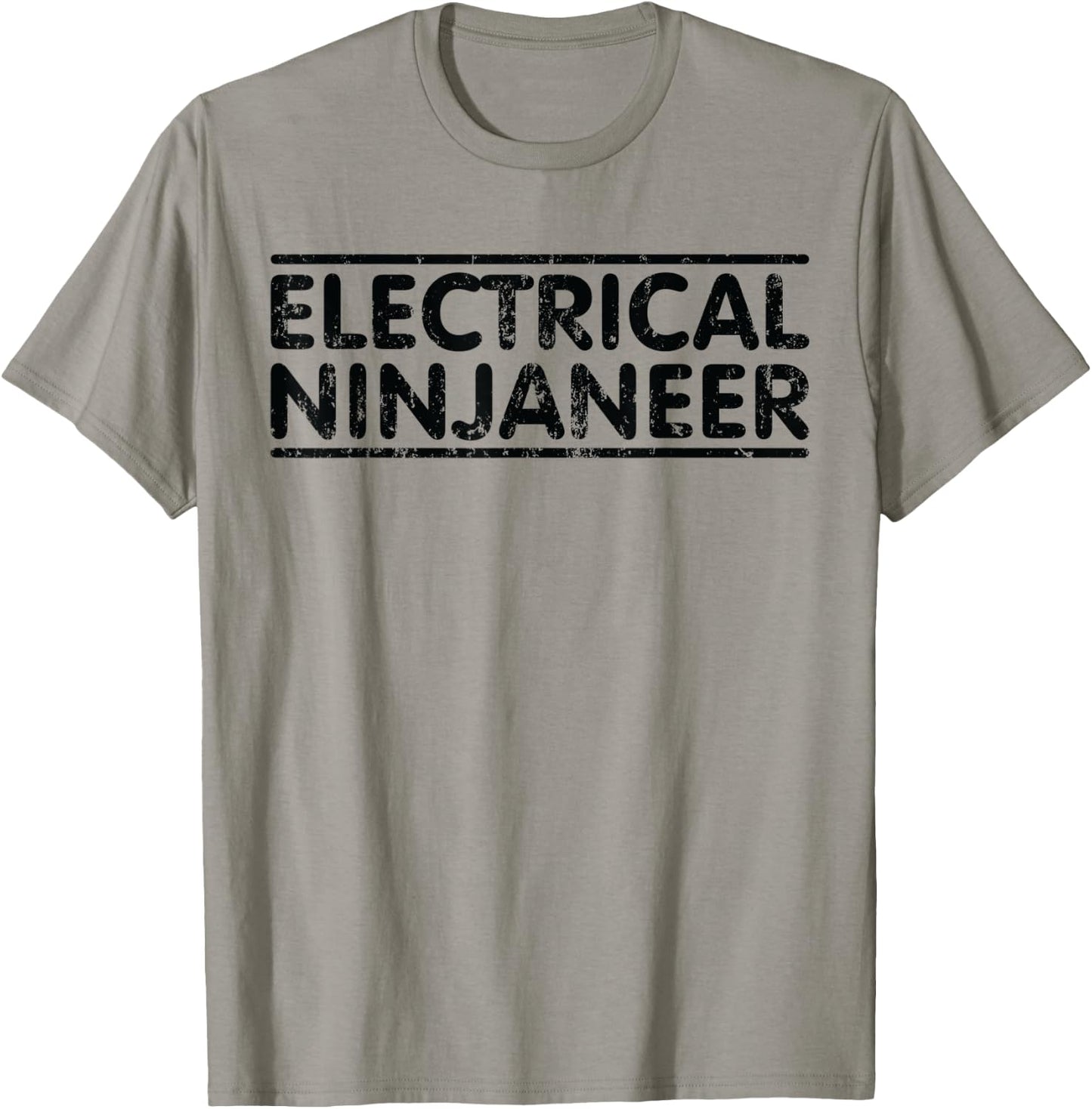 Ninjaneer - Funny Electrical Engineer T-Shirt - T-Shirt | Sand