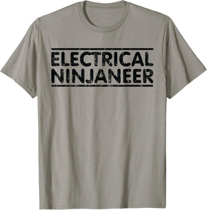 Ninjaneer - Funny Electrical Engineer T-Shirt - T-Shirt | Sand