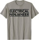 Ninjaneer - Funny Electrical Engineer T-Shirt - T-Shirt | Sand