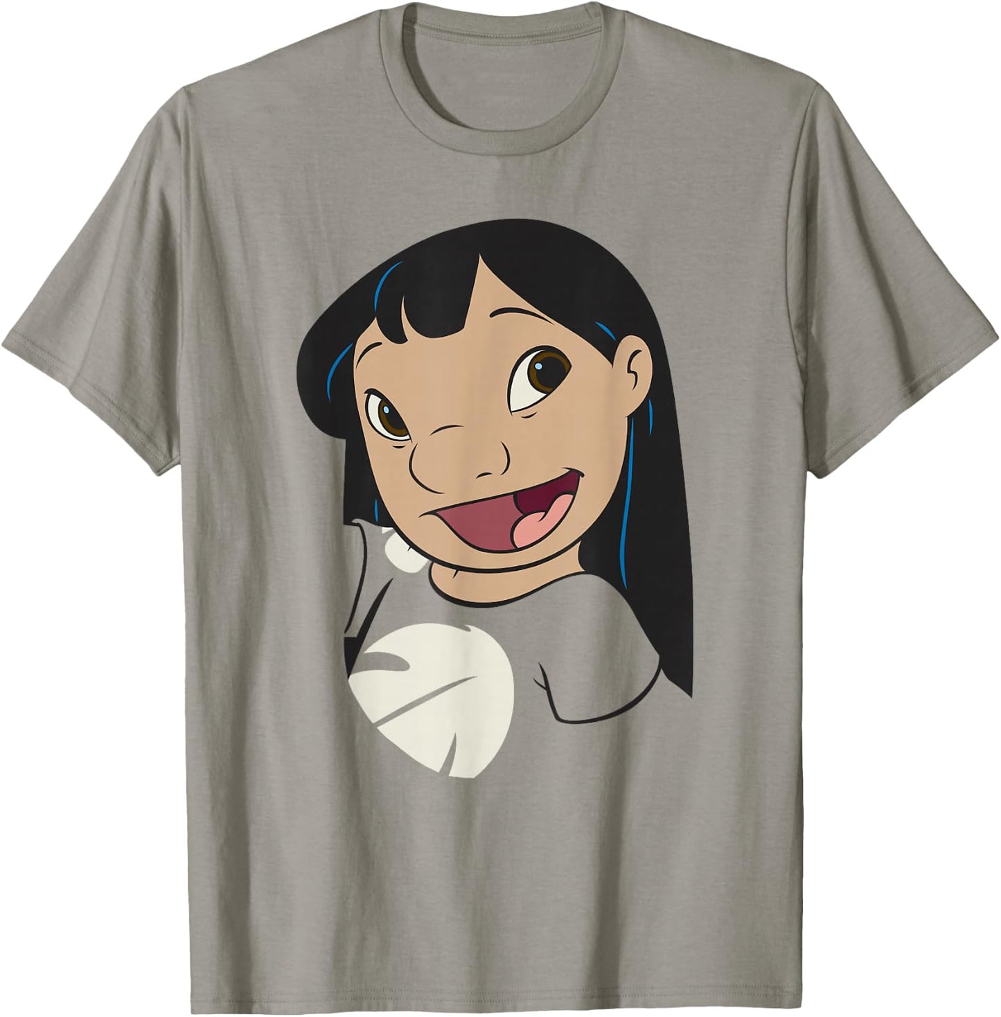 Disney Lilo & Stitch Lilo Big Face Red Shirt Smile T-Shirt - T-Shirt | Sand