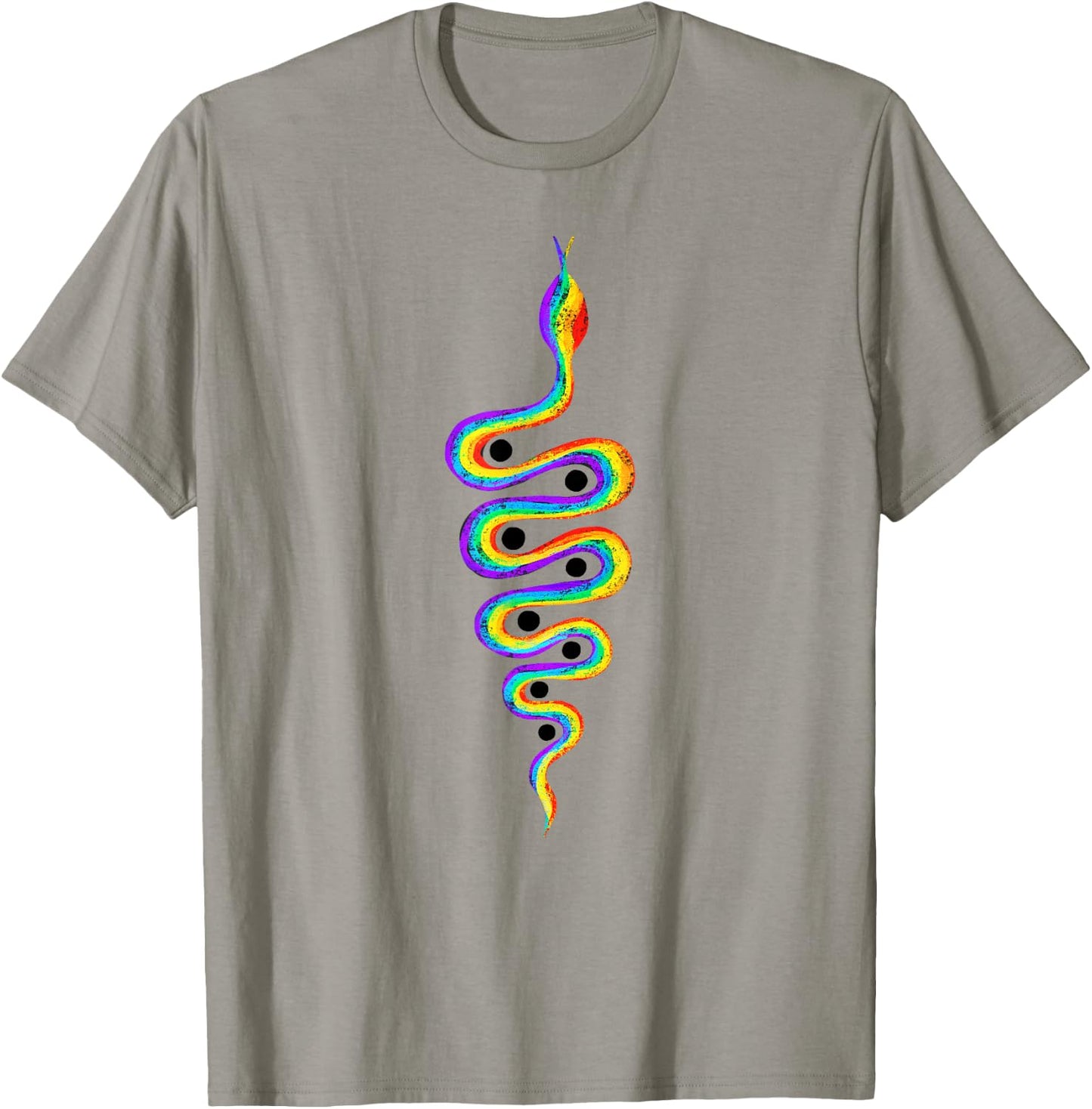 Rainbow snake dreamtime mythology yoga kundalini animal T-Shirt - T-Shirt | Sand