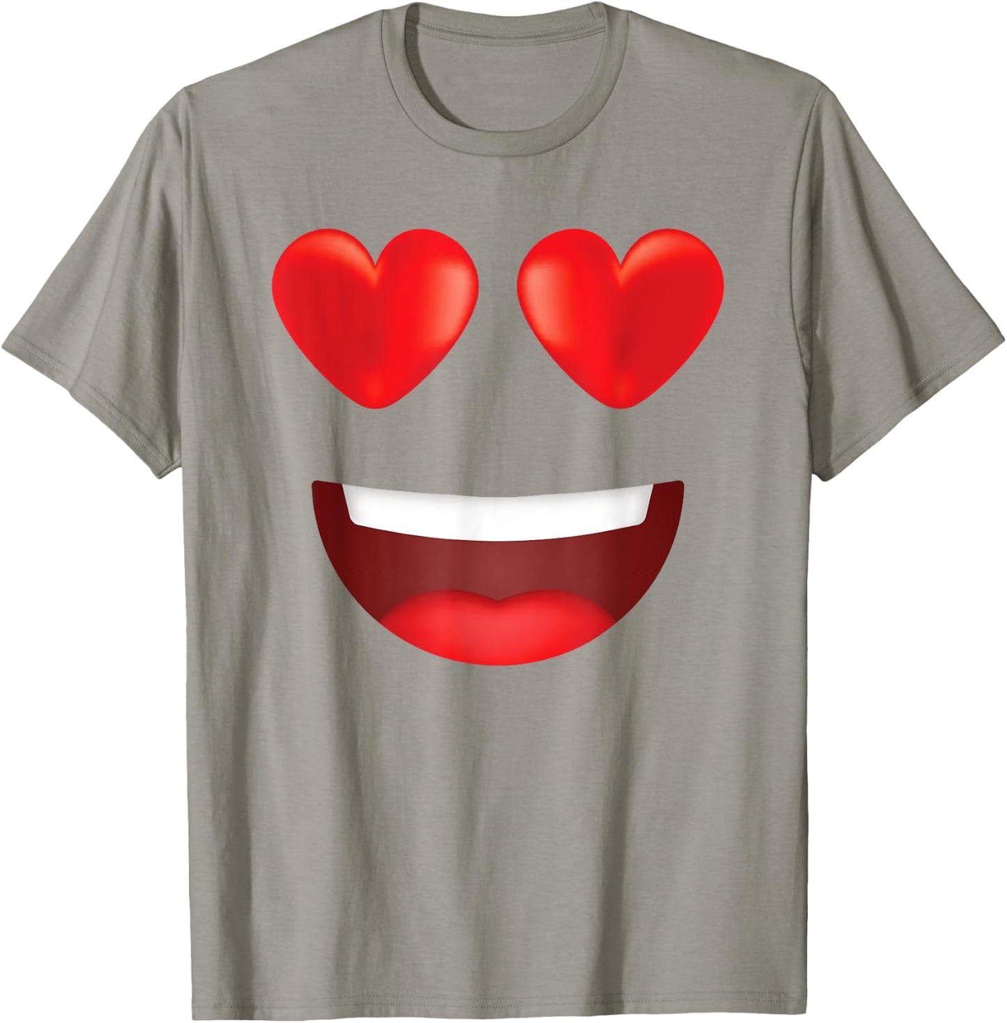 Group Costume Team Valentine Couple Outfit Love Emoticon T-Shirt - T-Shirt | Sand