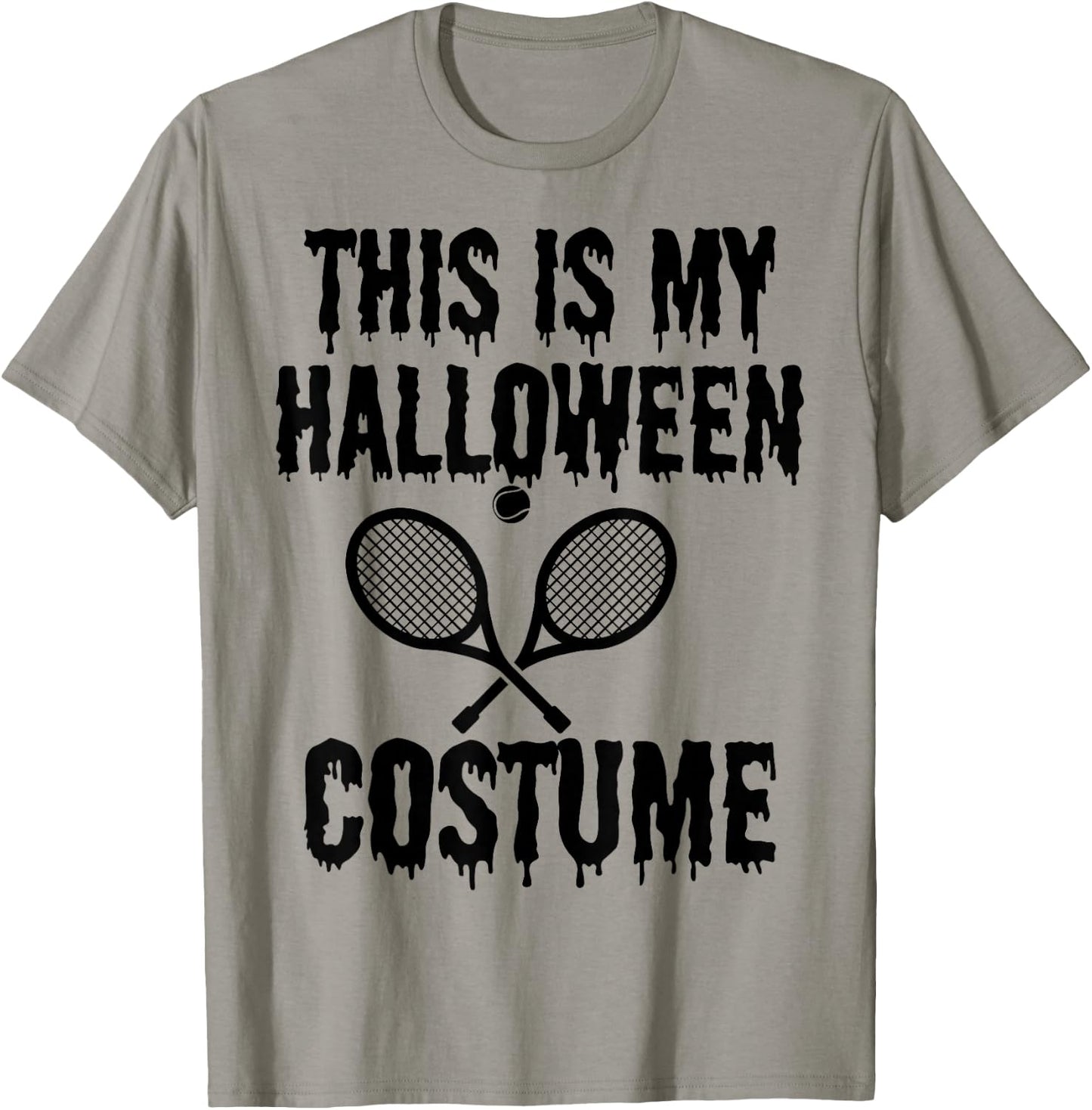 Funny This is My Halloween Costume Tennis Player Men Women T-Shirt - T-Shirt | Sand