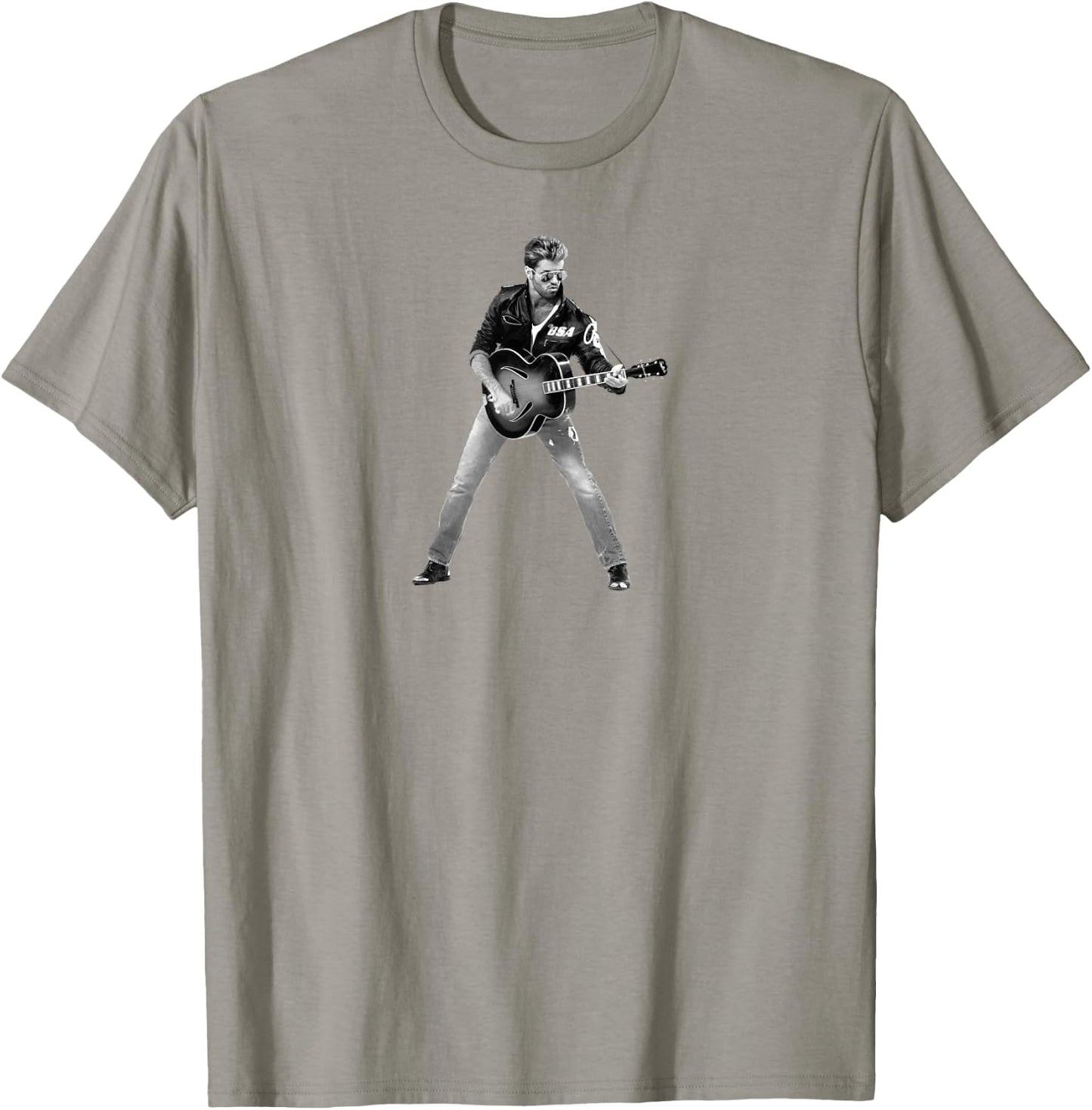 George Michael - Faith Guitar T-Shirt - T-Shirt | Sand