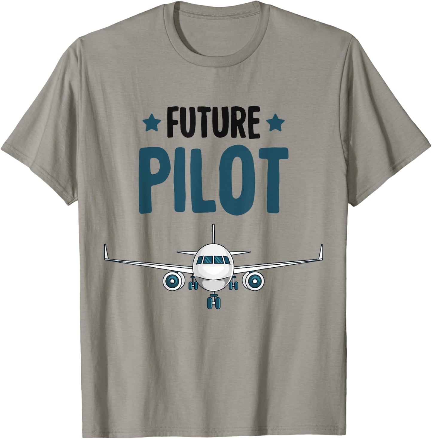 Future Pilot Airplane Plane Boys Toddler Kids T-Shirt - T-Shirt | Sand