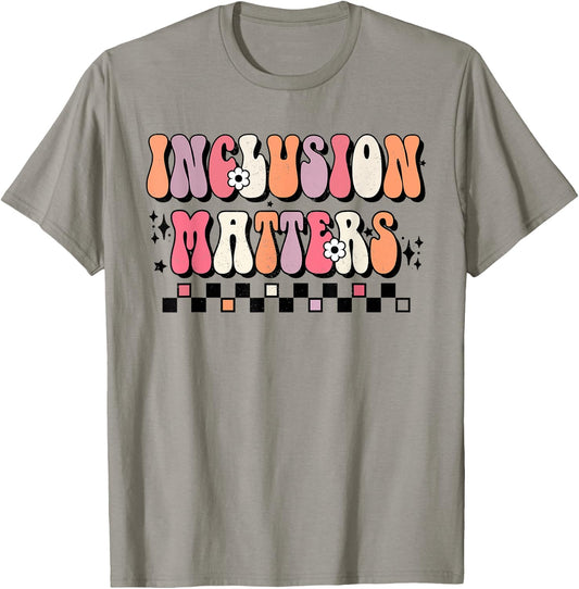 Boho Inclusion Matters Special Education SPED Teacher Women T-Shirt - T-Shirt | Sand