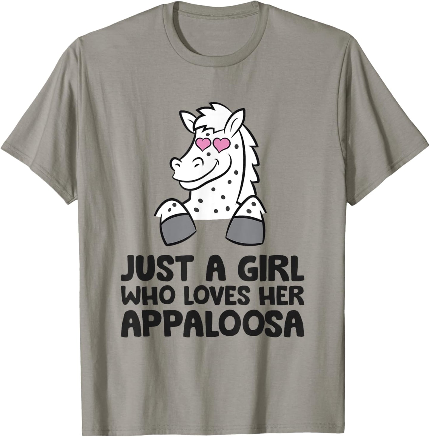 Just A Girl Who Loves Her Appaloosa T-Shirt - T-Shirt | Sand