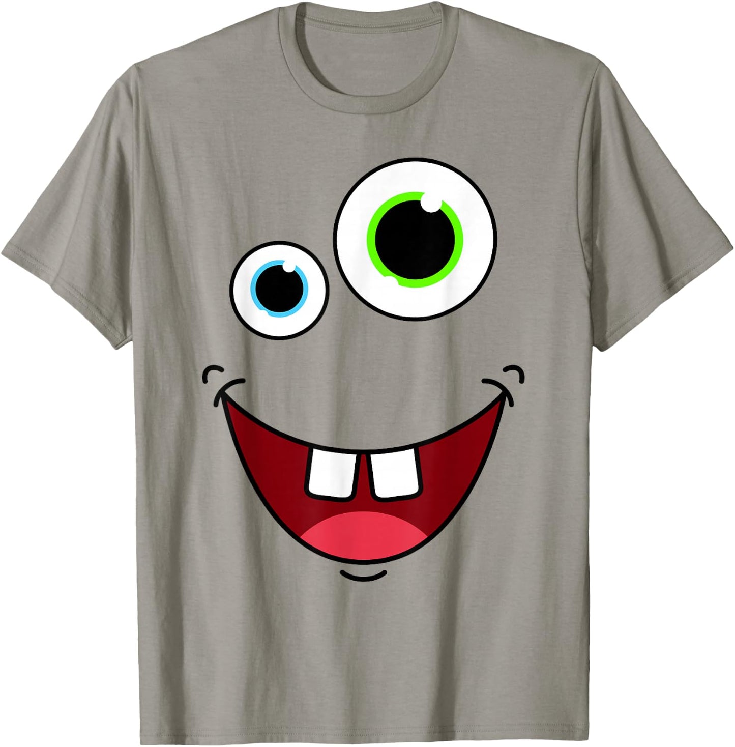 Funny Silly Monster Face Group Costume Birthday Halloween T-Shirt - T-Shirt | Sand