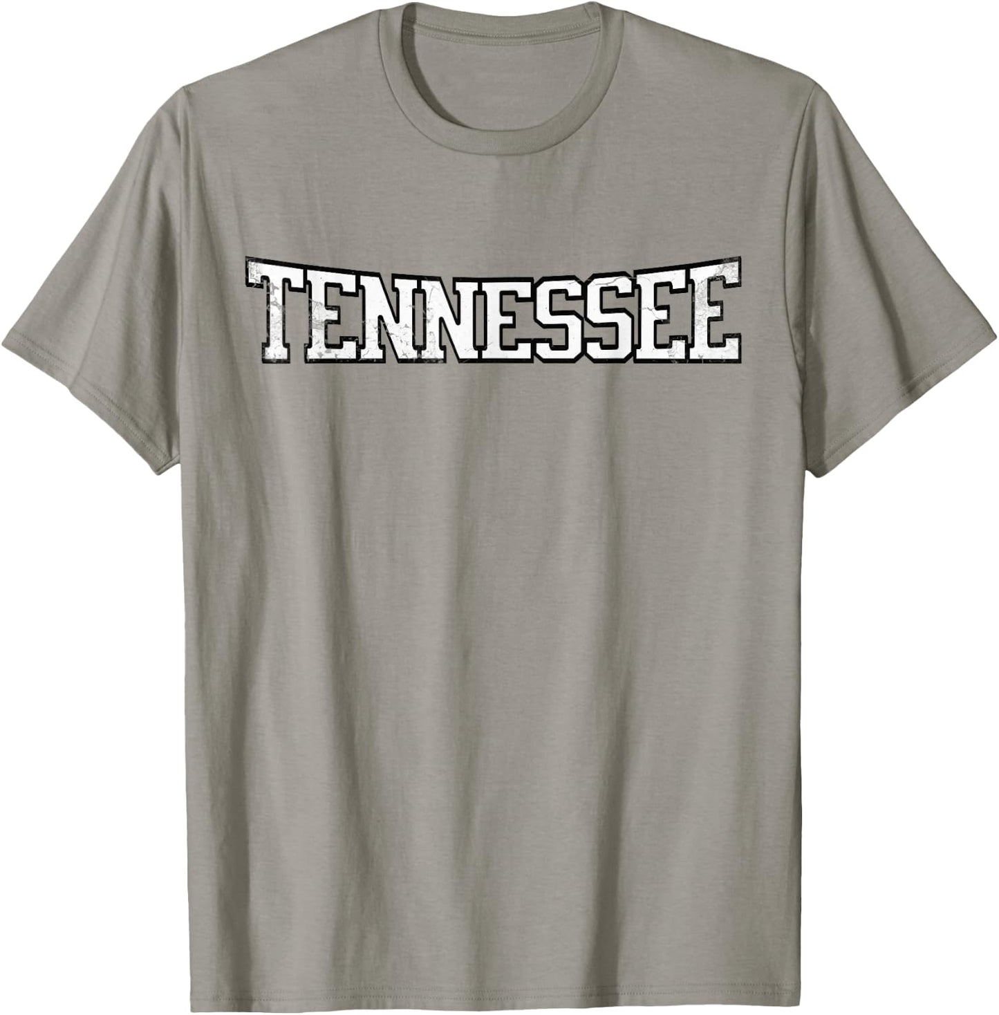 TN Tennessee City Distressed T-Shirt - T-Shirt | Sand