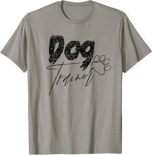 Dog Trainer Training Service Handler T-Shirt - T-Shirt | Sand