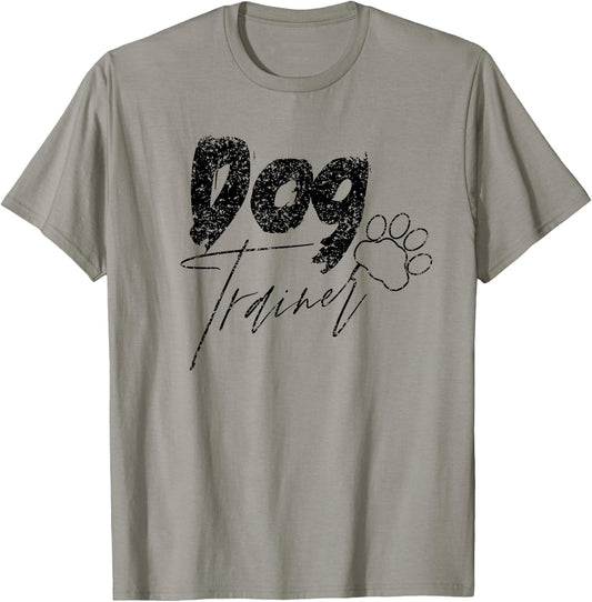 Dog Trainer Training Service Handler T-Shirt - T-Shirt | Sand