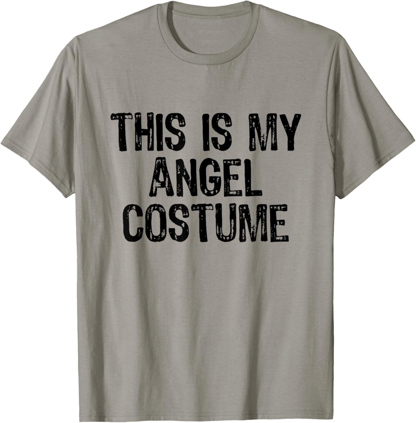This Is My Angel Halloween Costume Simple Funny Last Minute T-Shirt - T-Shirt | Sand