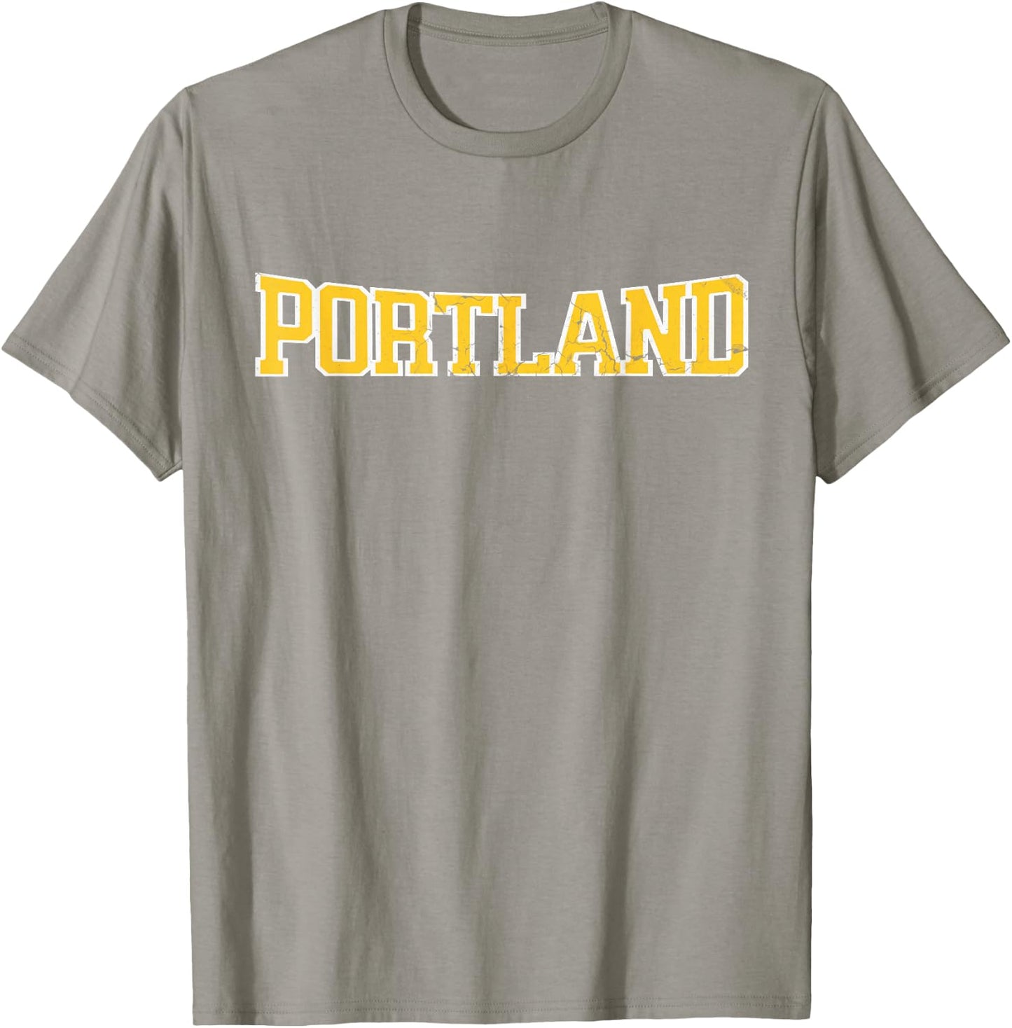 Portland soccer Distressed T-Shirt - T-Shirt | Sand