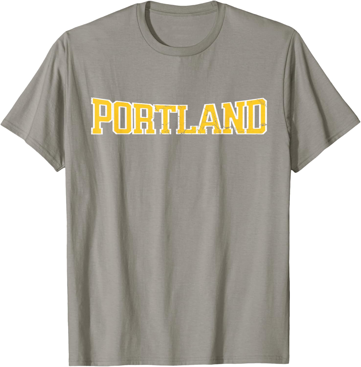Portland soccer Distressed T-Shirt - T-Shirt | Sand
