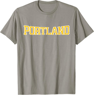 Portland soccer Distressed T-Shirt - T-Shirt | Sand