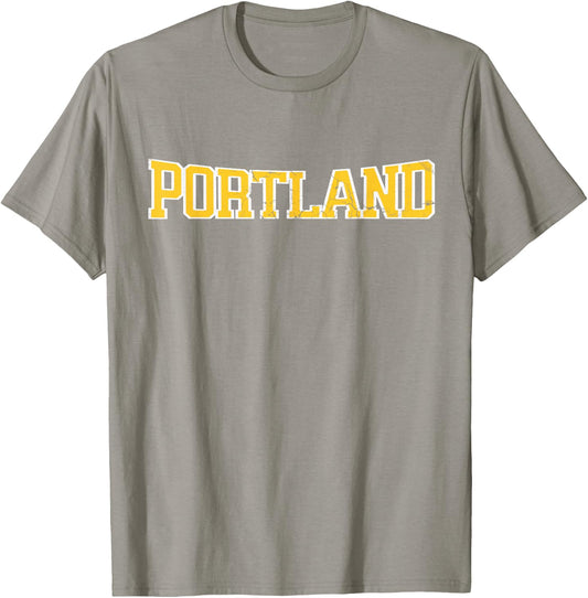 Portland soccer Distressed T-Shirt - T-Shirt | Sand