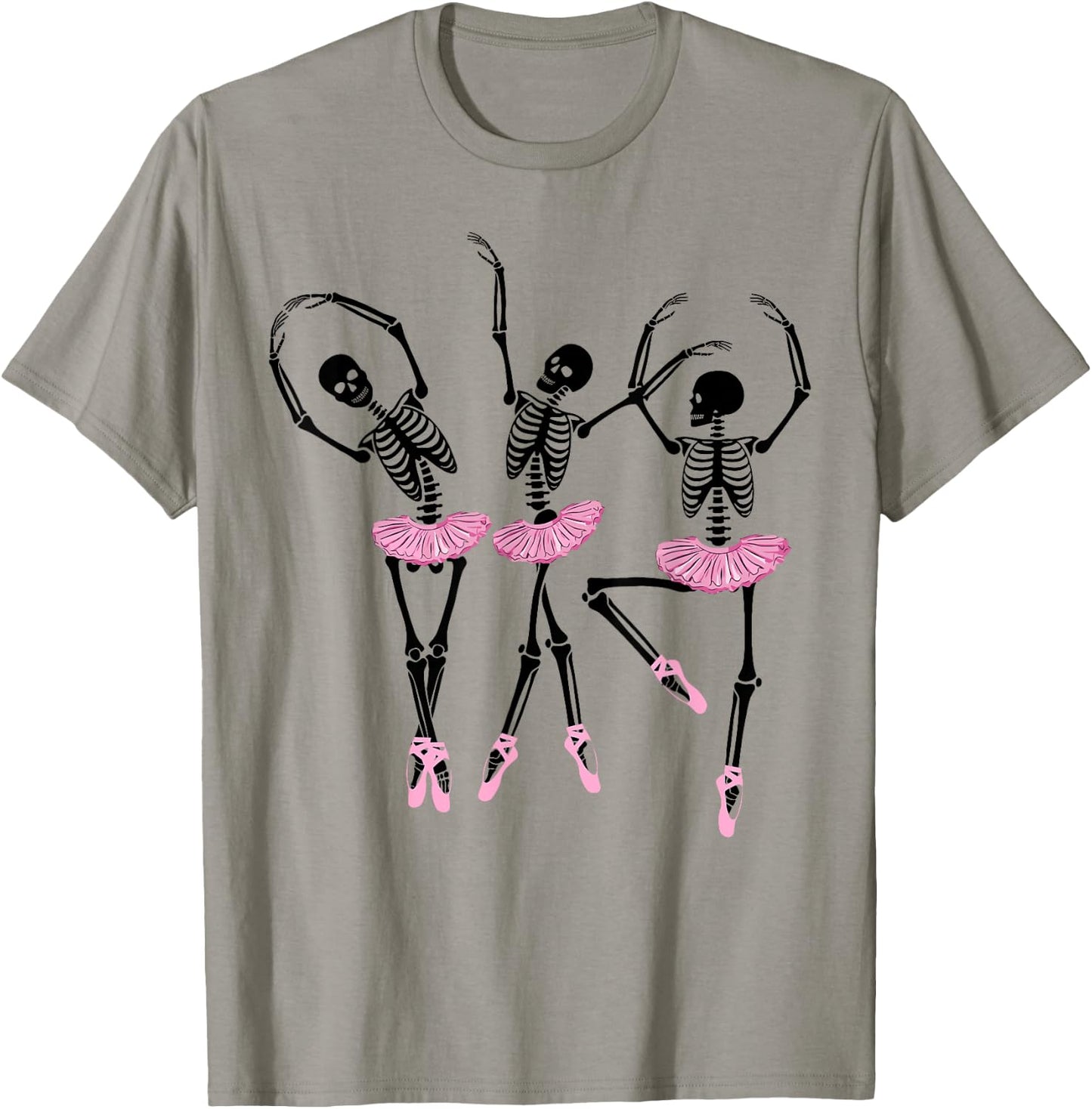 Ballerina Skeletons Dancing Halloween Ballerina Skeleton T-Shirt - T-Shirt | Sand