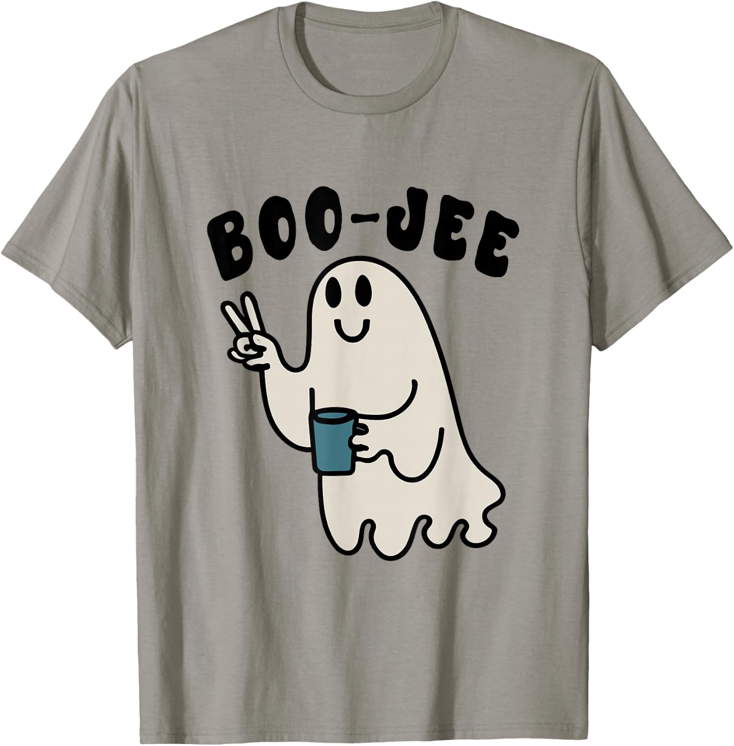 Boo Jee - Boo Ghost T-Shirt - T-Shirt | Sand