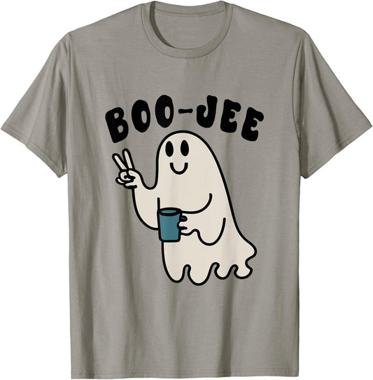 Boo Jee - Boo Ghost T-Shirt - T-Shirt | Sand