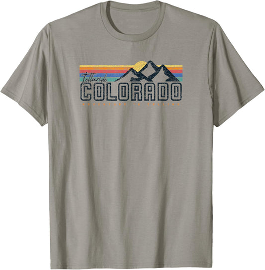 Telluride, Colorado Vintage T-Shirt - T-Shirt | Sand