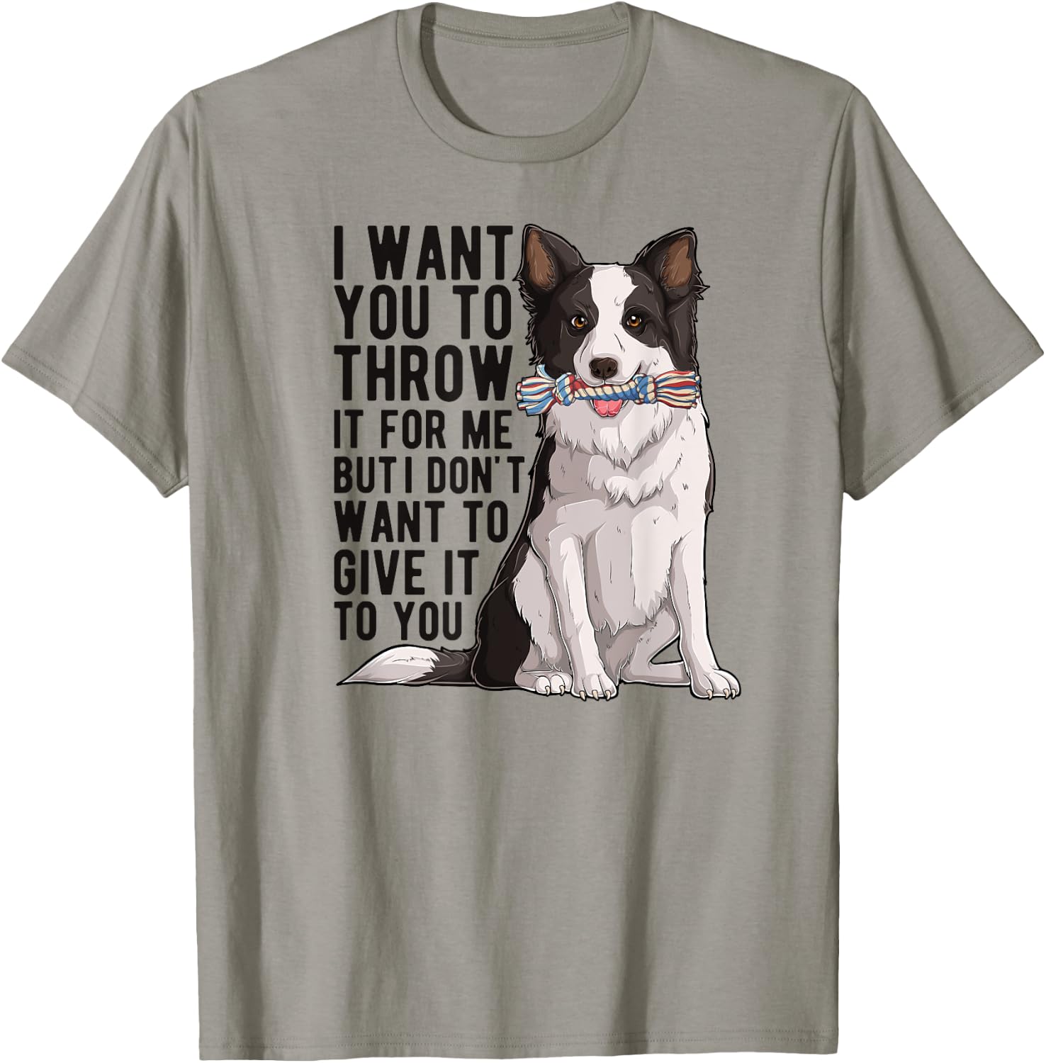 Border Collie Owner Border Collie Lover Border Collie Dad T-Shirt - T-Shirt | Sand