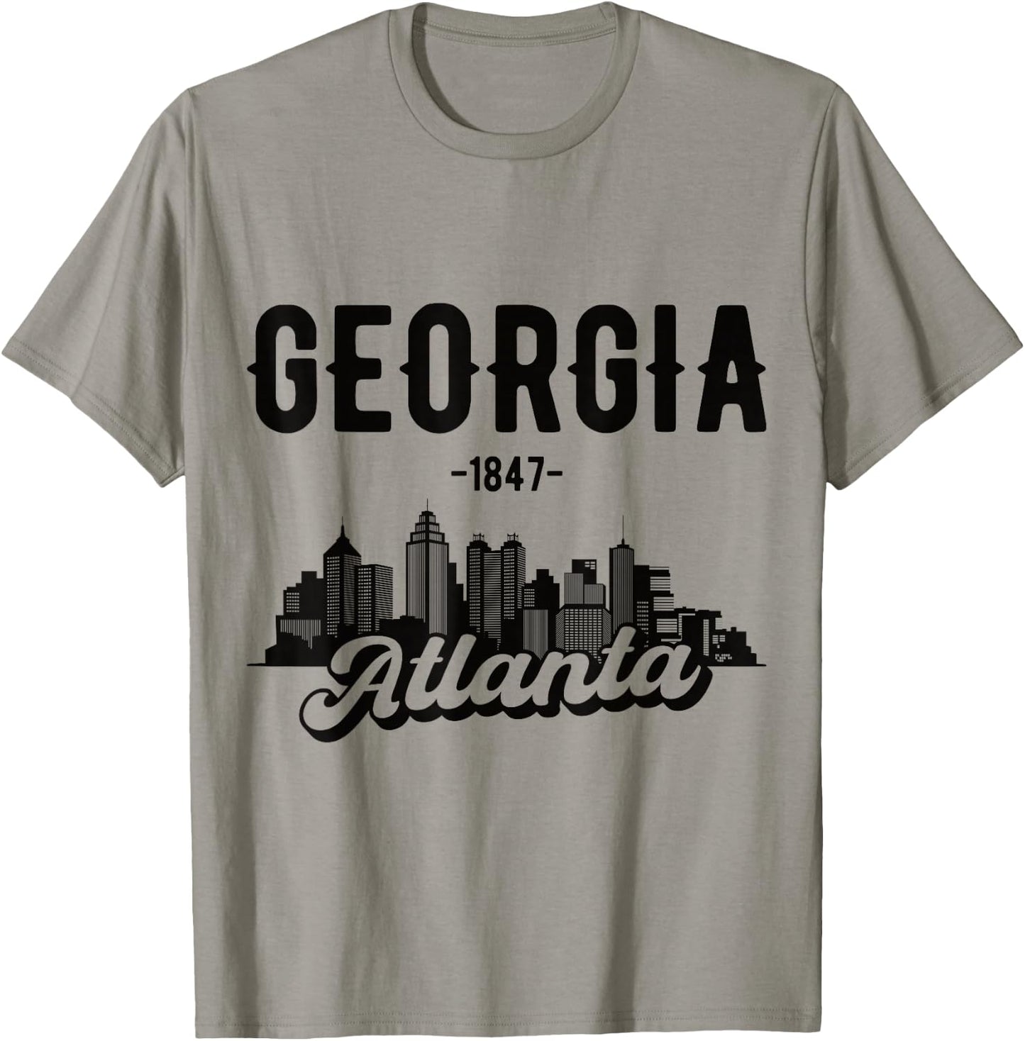 Atlanta Georgia Skyline T-Shirt - T-Shirt | Sand