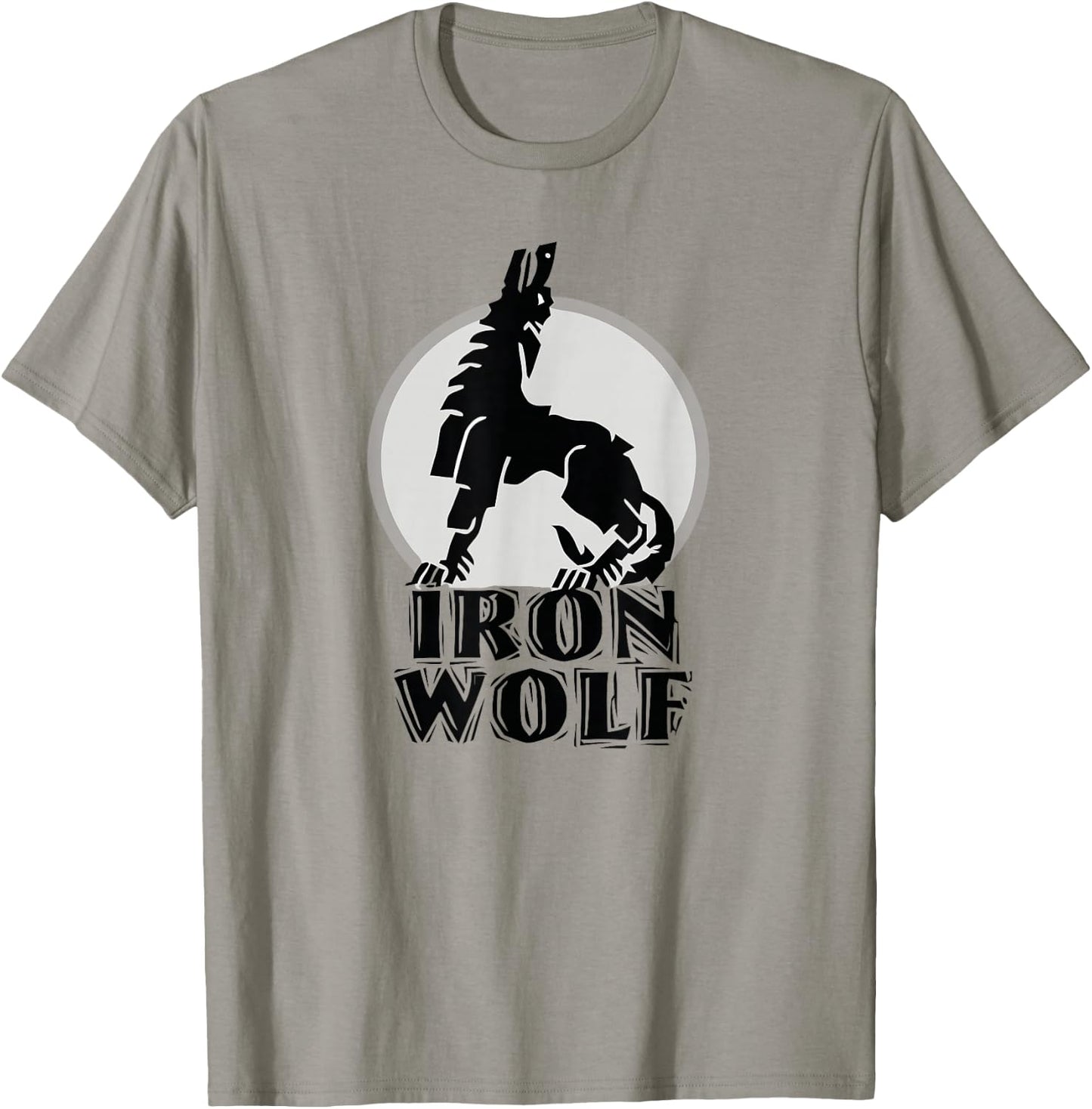 Iron Wolf LT by Lithuania Strong T-Shirt - T-Shirt | Sand