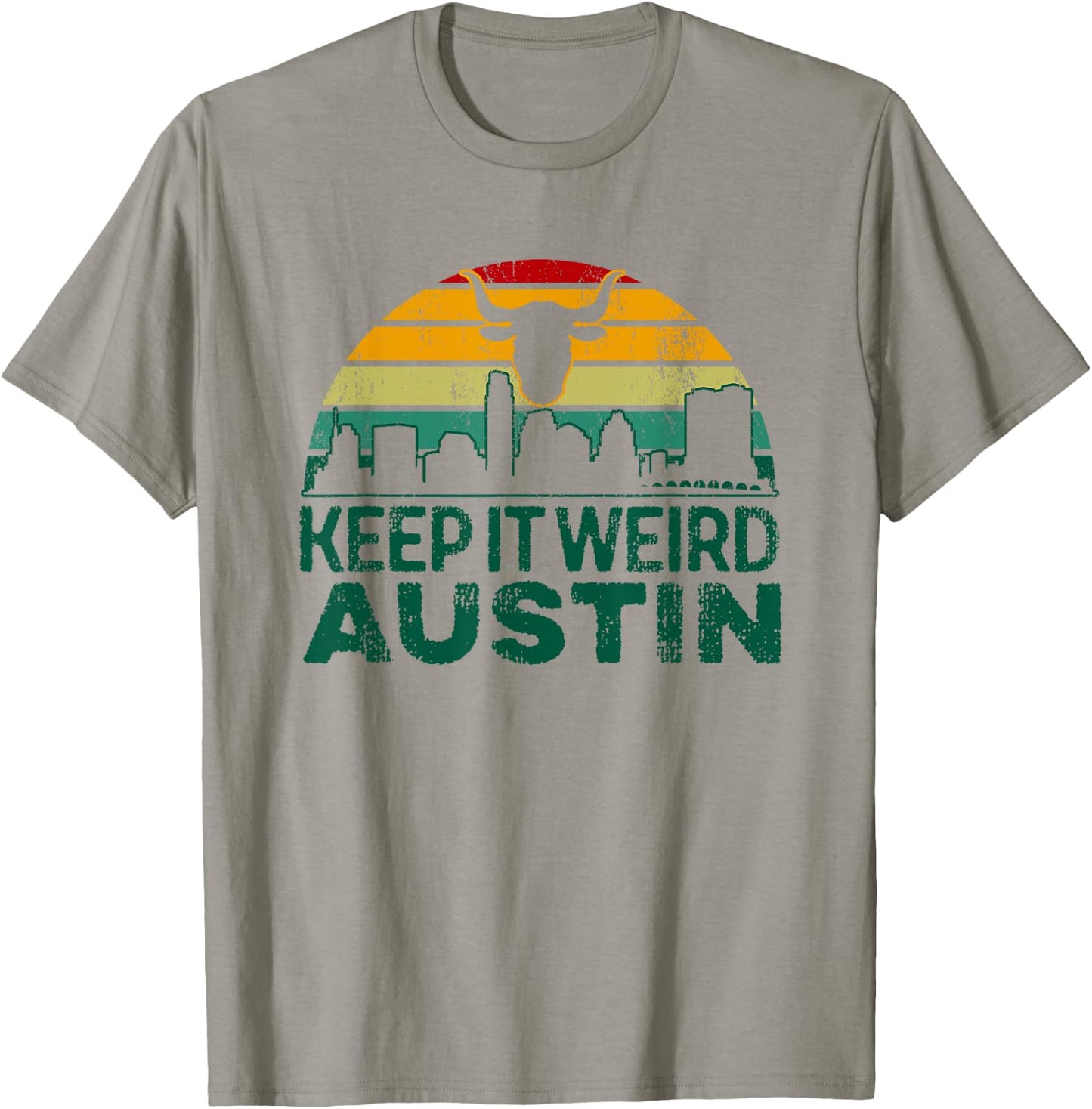 Keep Austin Texas Weird for Austinite T-Shirt - T-Shirt | Sand