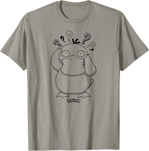 Pokémon - Psyduck Pattern T-Shirt - T-Shirt | Sand