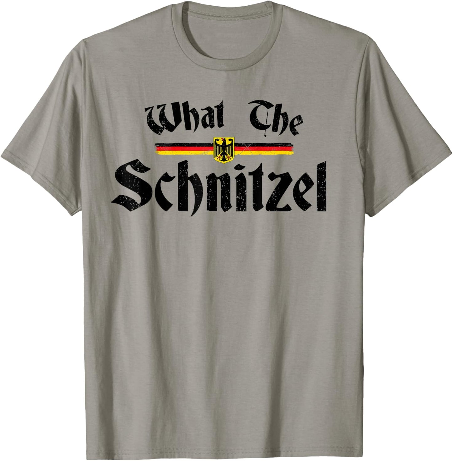 Funny Oktoberfest Beer Lover What The Schnitzel German T-Shirt - T-Shirt | Sand
