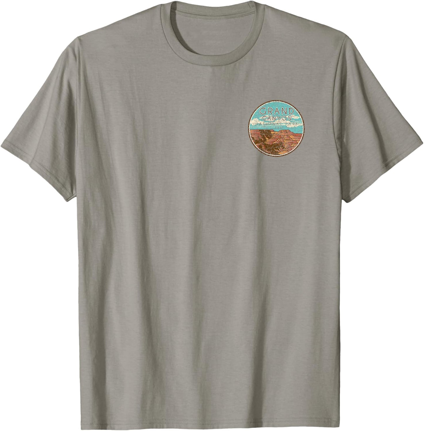 Grand Canyon National Park Retro T-Shirt - T-Shirt | Sand