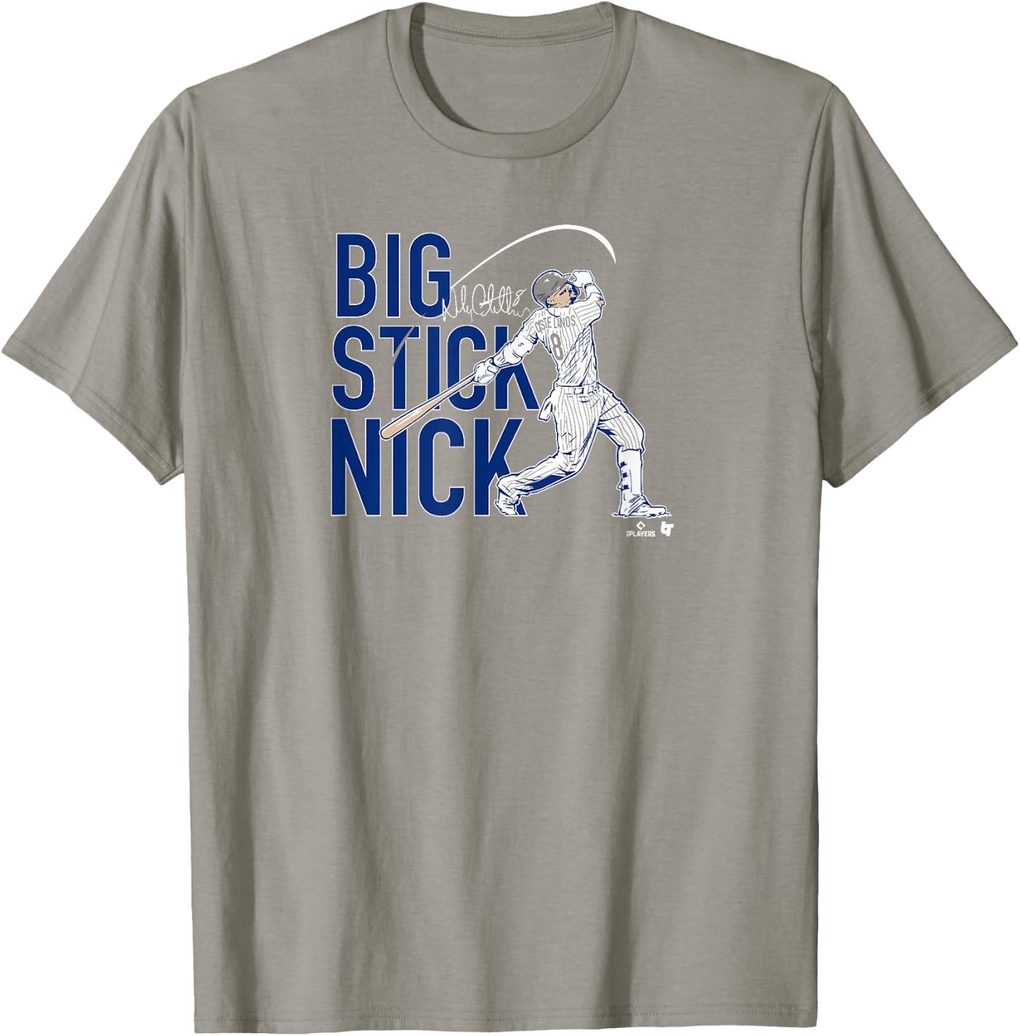 Nick Castellanos - Big Stick Nick - Philadelphia Baseball T-Shirt - T-Shirt | Sand