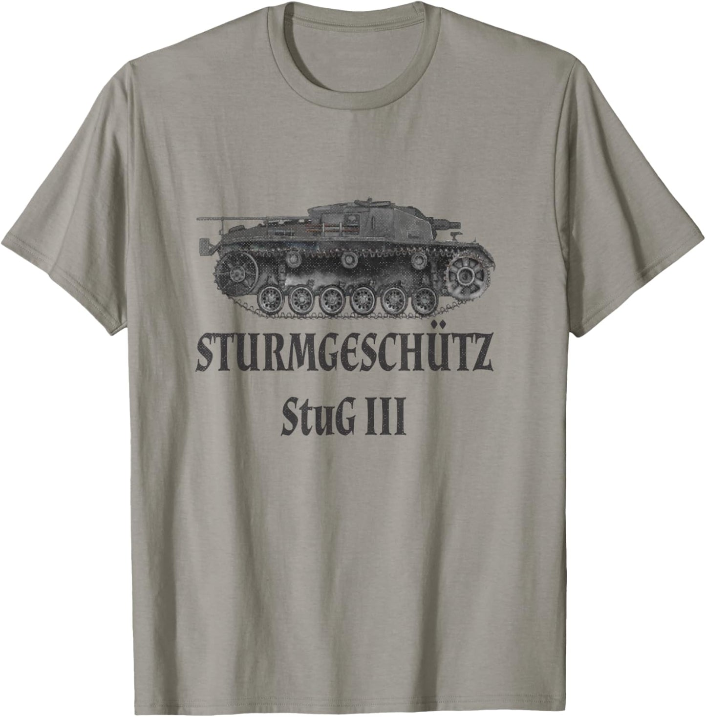 WW2, storm protection III, StuG III, army, Germany tank T-Shirt - T-Shirt | Sand