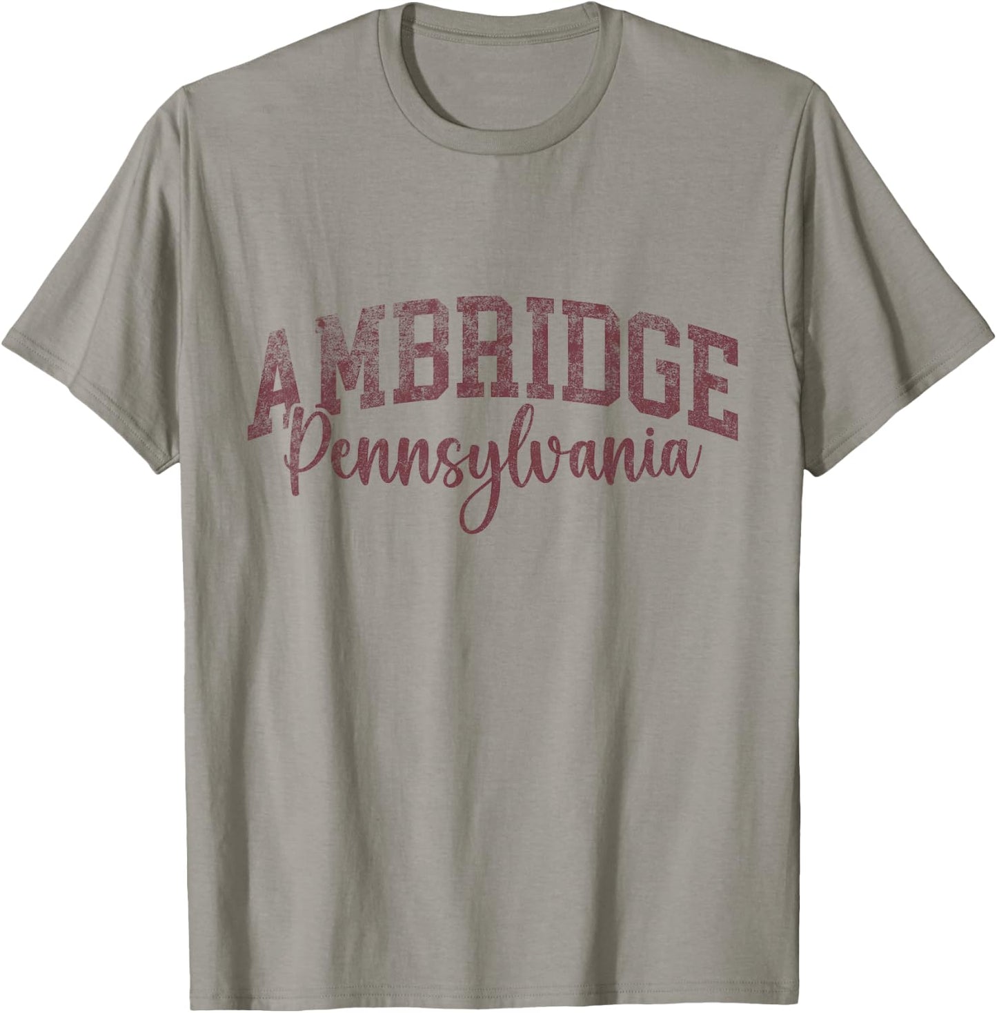 Ambridge Pennsylvania, Bridger Pride 15003 T-Shirt - T-Shirt | Sand