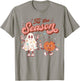 Tis' The Season Retro Halloween Party Funny Ghost Pumpkin T-Shirt - T-Shirt | Sand