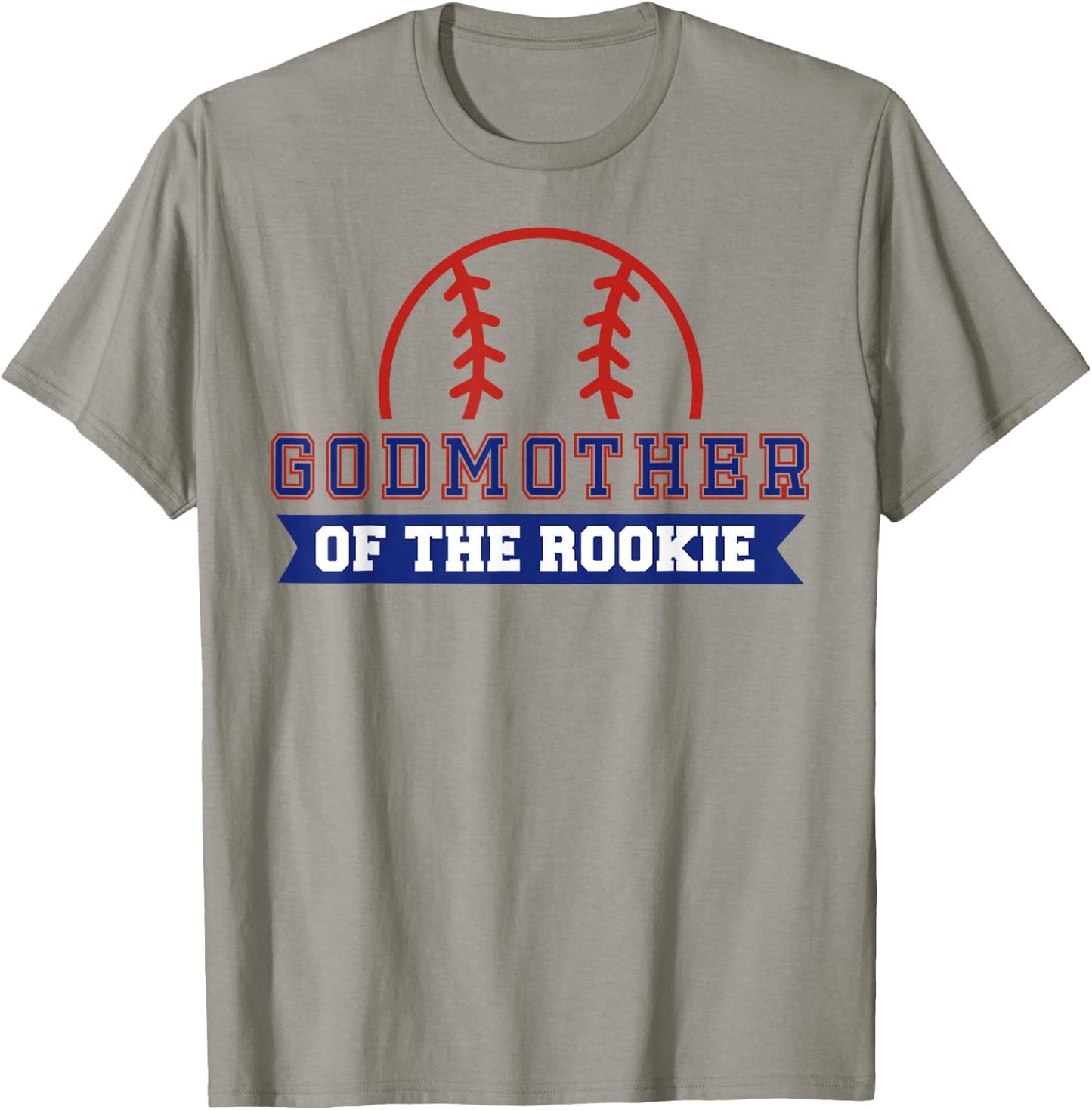 Godmother of Rookie 1st Birthday Baseball Theme Matching T-Shirt - T-Shirt | Sand