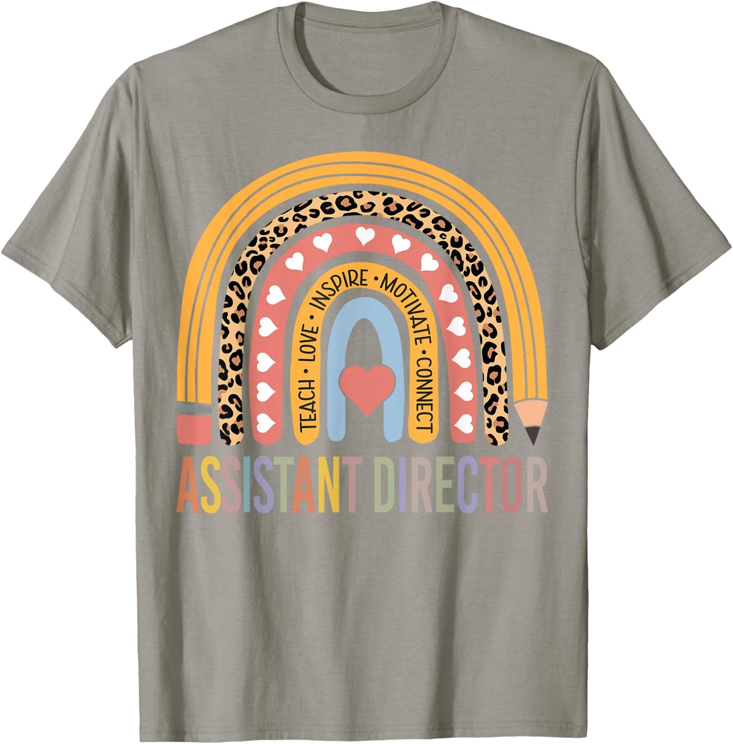 Assistant Director 100th Day Of School Assistant Manager T-Shirt - T-Shirt | Sand