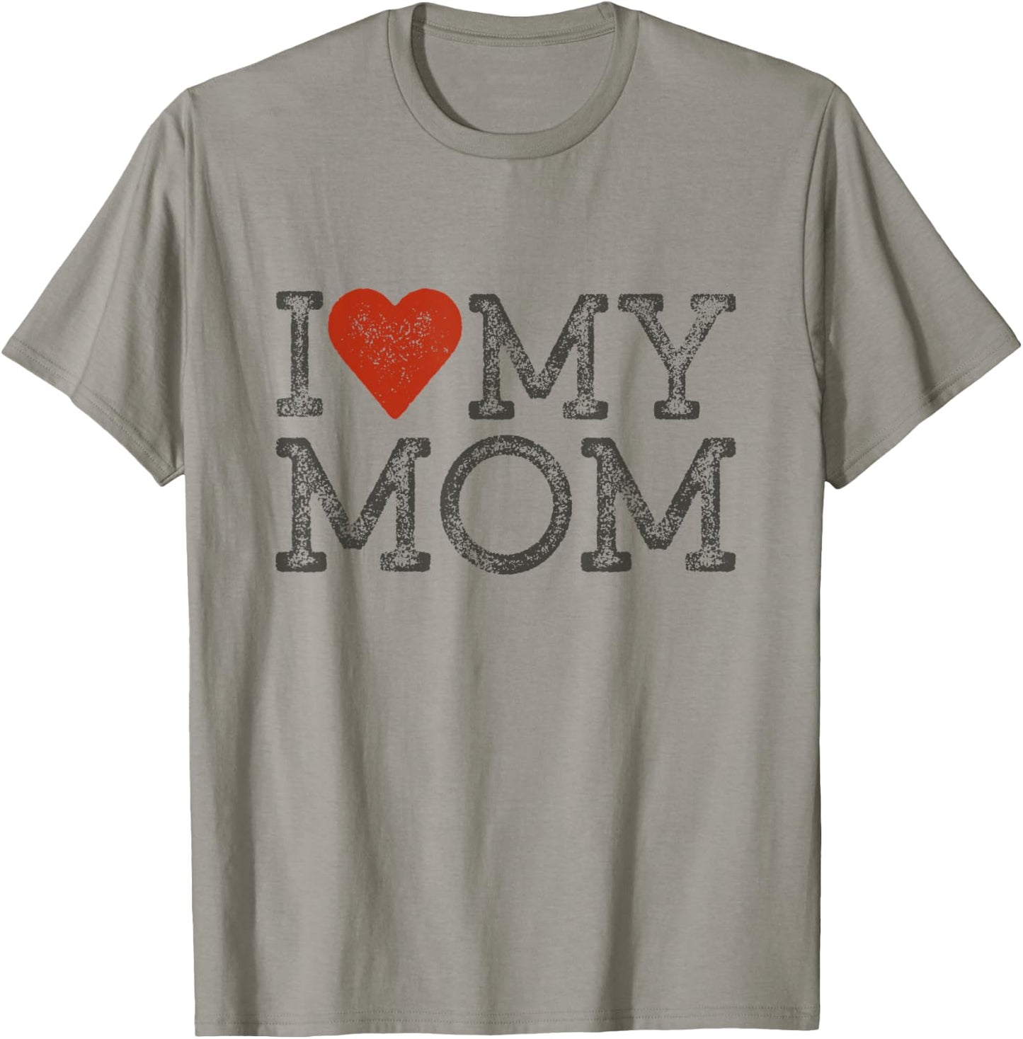I Love My Mom Mothers Day I Heart My Mom T-Shirt - T-Shirt | Sand