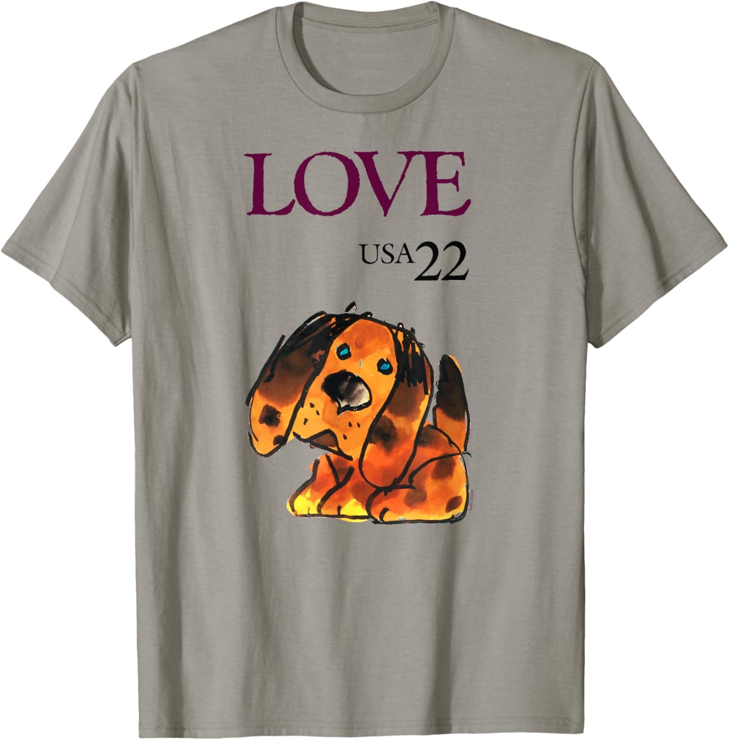 USPS - Love Puppy USA 22 T-Shirt - T-Shirt | Sand