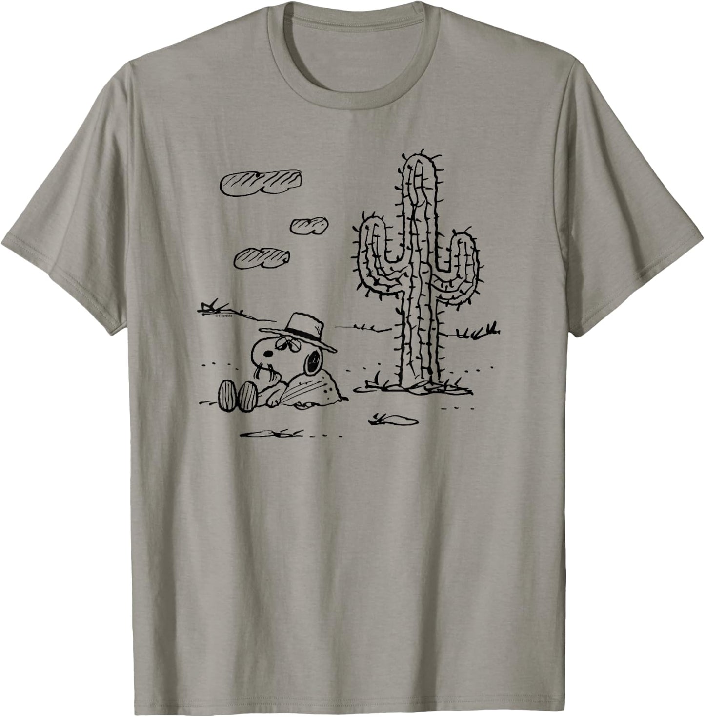 Peanuts - Spike with Cactus T-Shirt - T-Shirt | Sand
