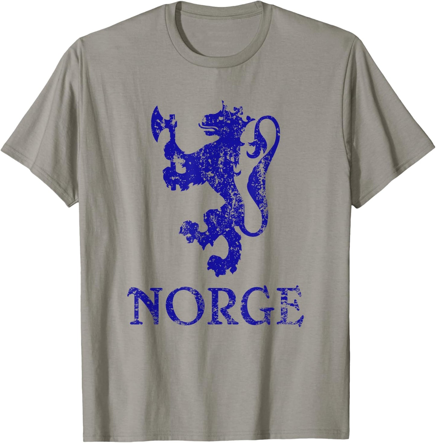 Norge Norway Lion Symbol Norwegian Pride T-Shirt - T-Shirt | Sand