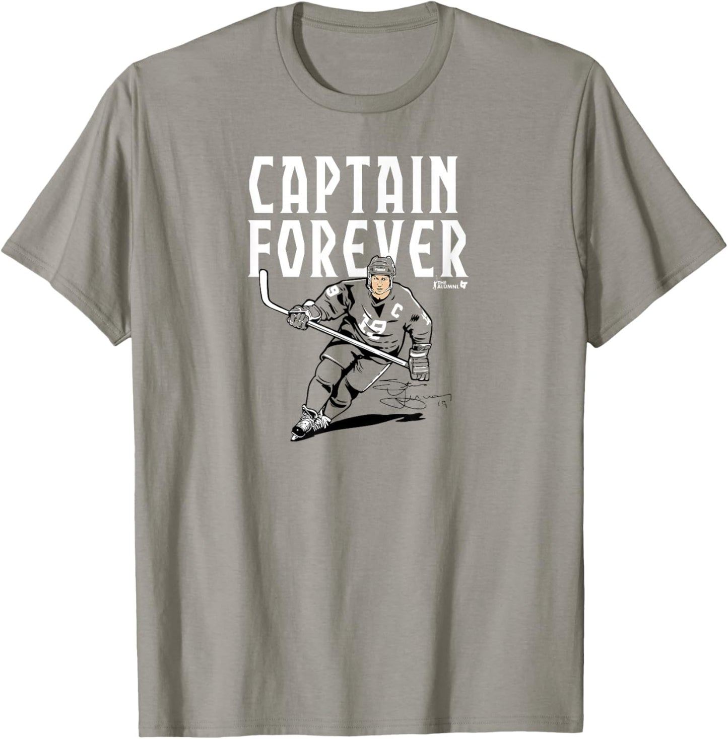 Steve Yzerman - Captain Forever - Detroit Hockey T-Shirt - T-Shirt | Sand