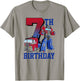 Transformers Optimus Prime 7th Birthday Gradient Fill Poster T-Shirt - T-Shirt | Sand