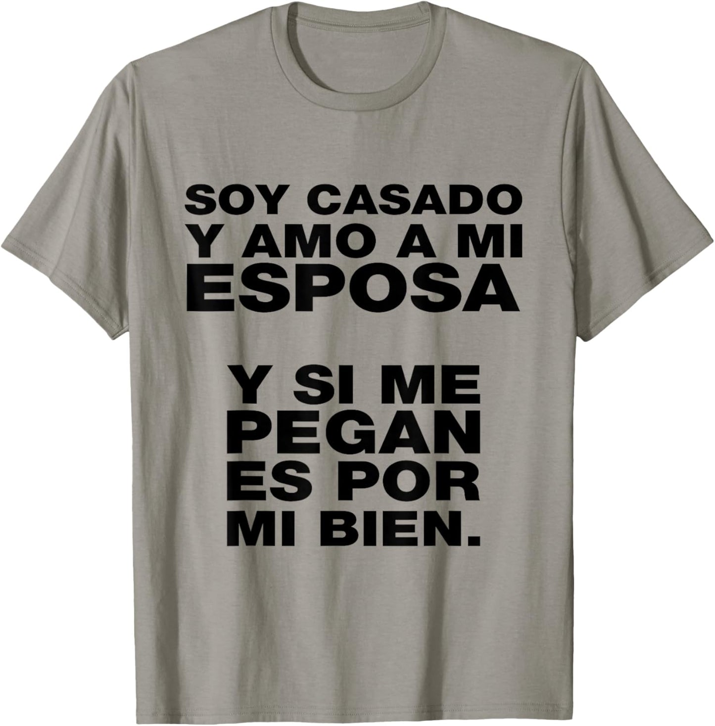 Casado y Mandilón Latino Dad Humor Rookie Husband Latinx T-Shirt - T-Shirt | Sand