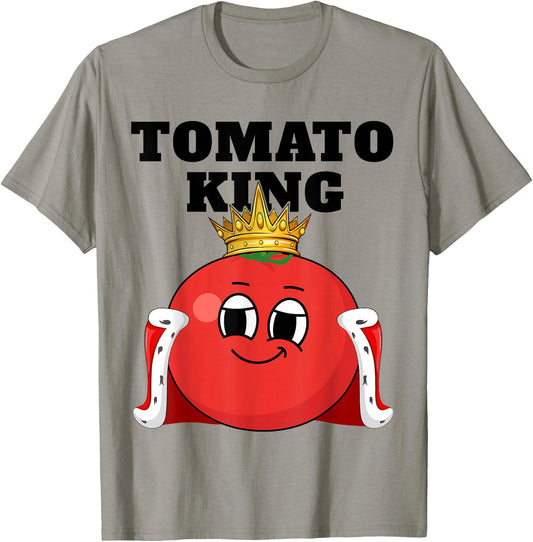 Tomato King | Boys Tomato Lover | Tomato T-Shirt - T-Shirt | Sand