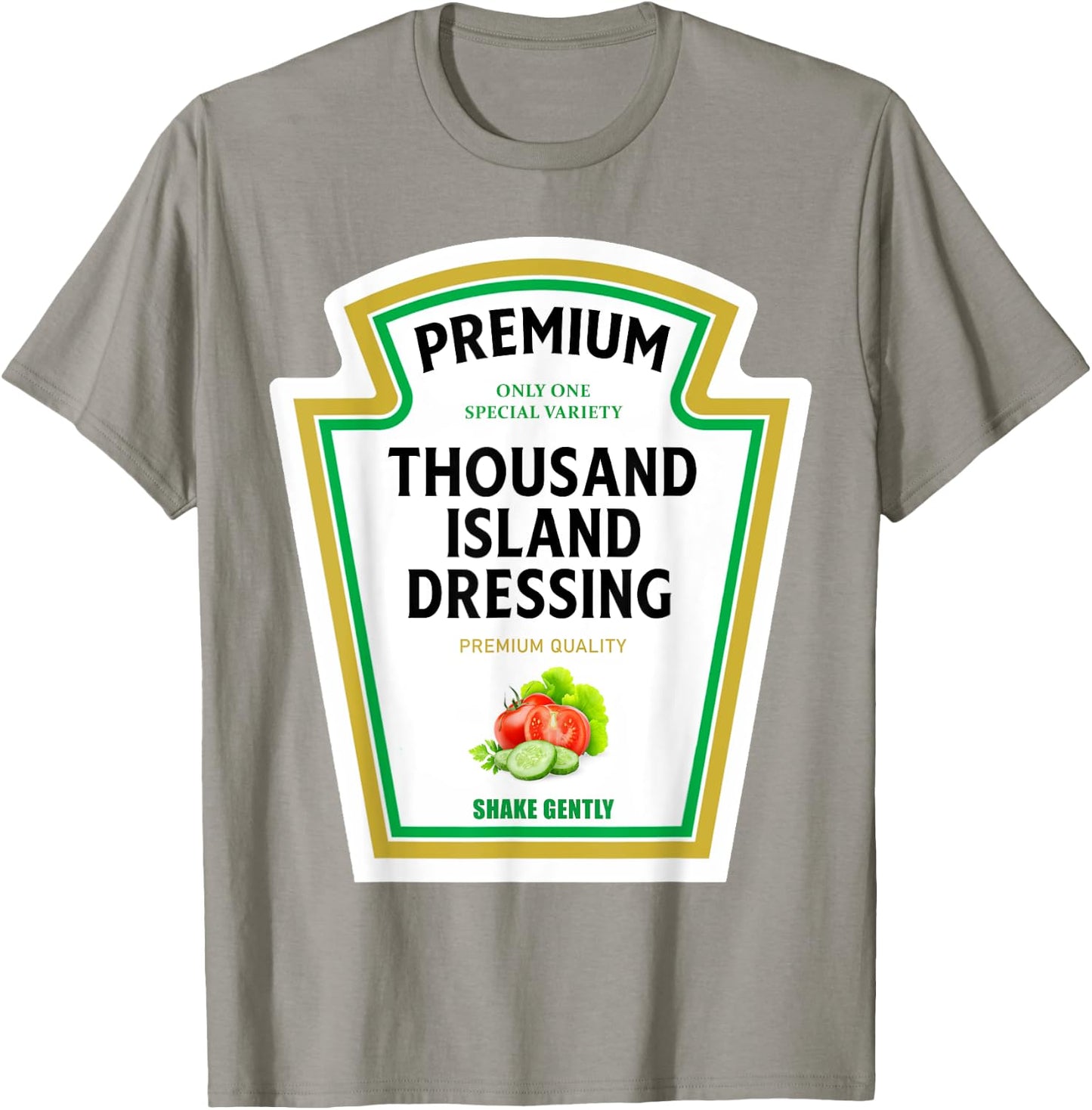 Thousand Island Dressing 2024 Ketchup Mustard Mayo Halloween T-Shirt - T-Shirt | Sand