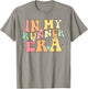 In My Runner Era Funny marathon Running track and field T-Shirt - T-Shirt | Sand