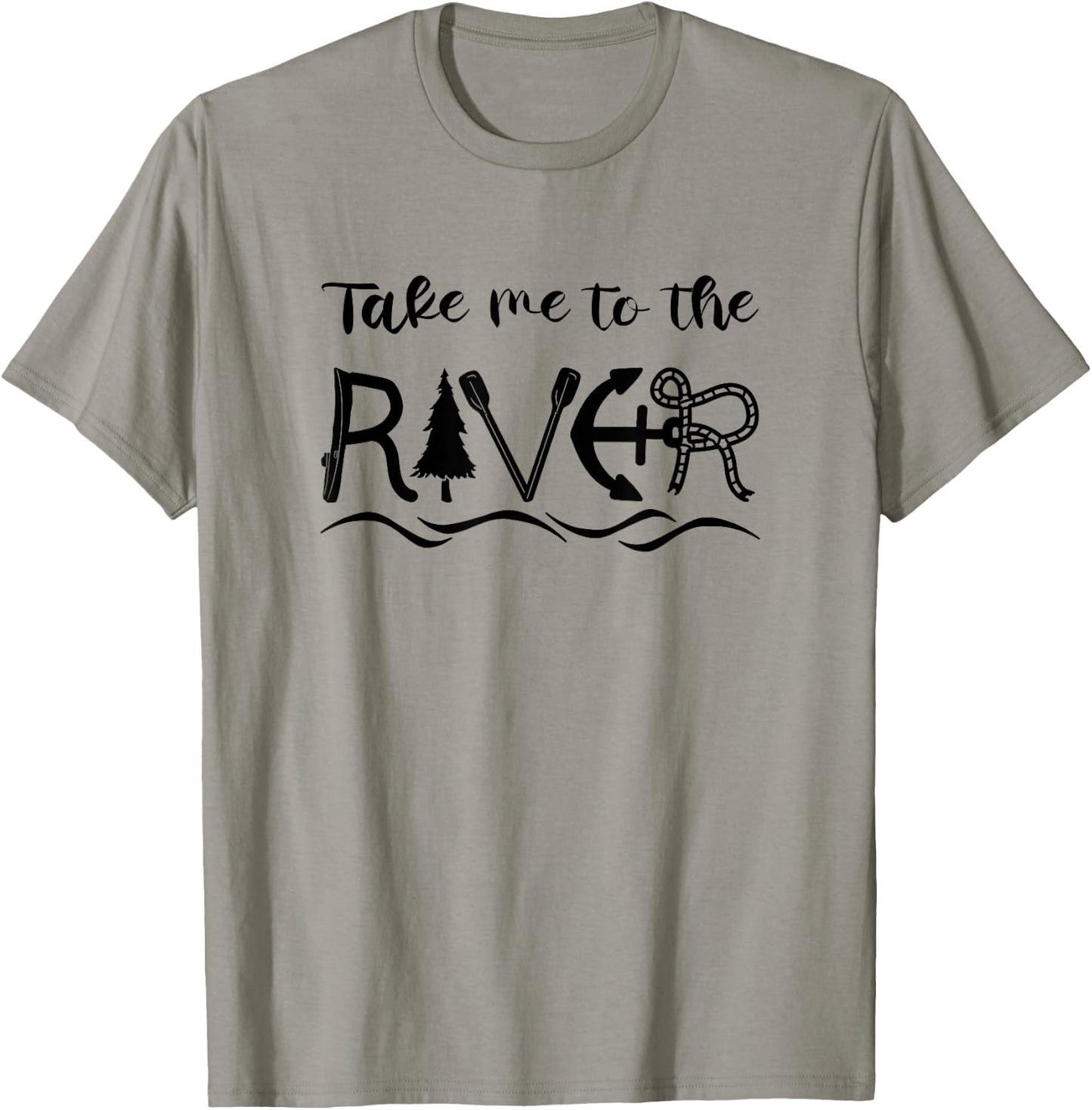 Take Me to a River - Rafting River Tubing Summer Outdoor T-Shirt - T-Shirt | Sand
