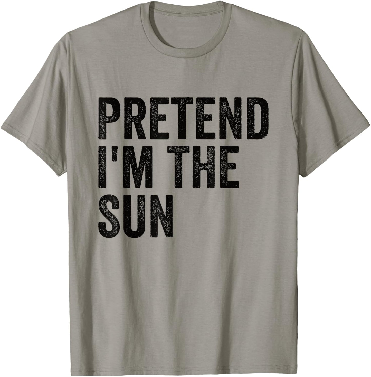 Pretend I'm The Sun Easy Lazy Halloween Costume T-Shirt - T-Shirt | Sand