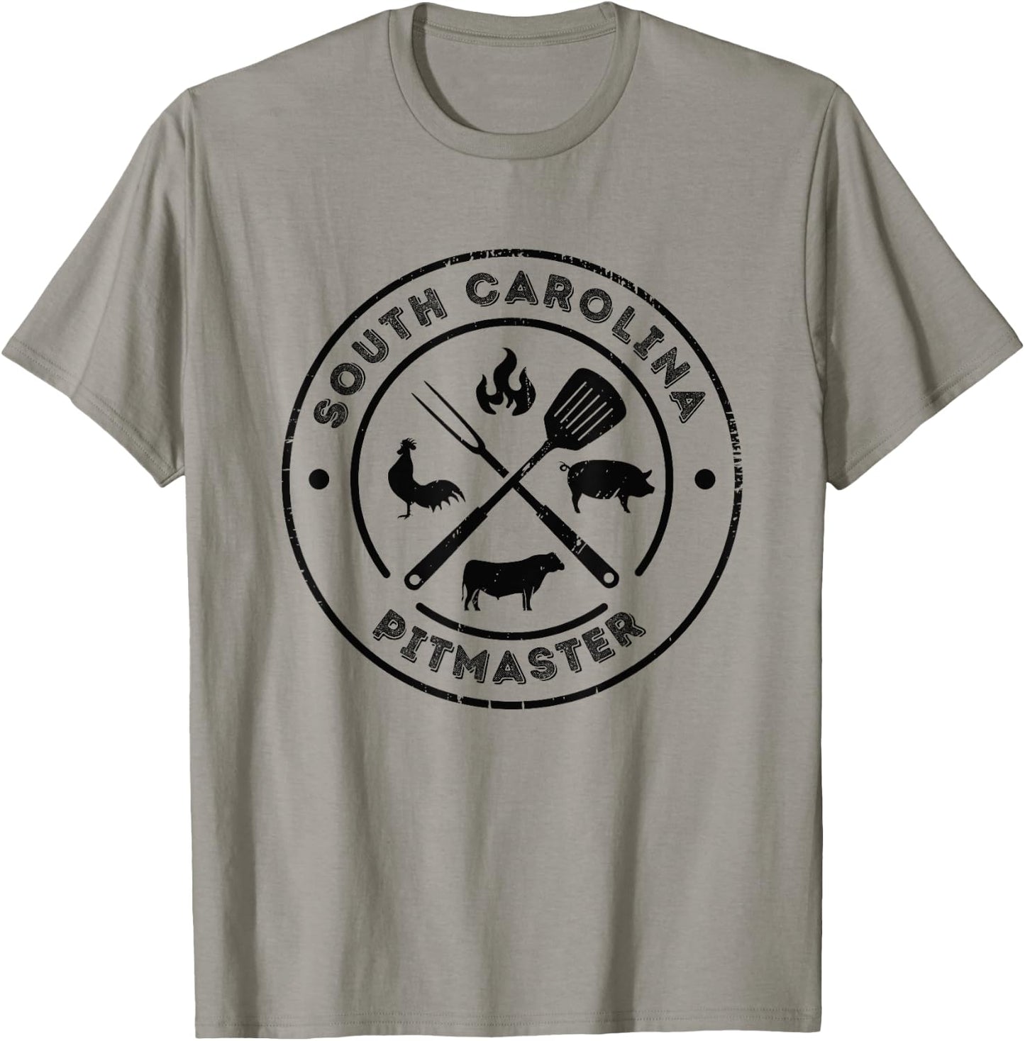 SOUTH CAROLINA Pitmaster BBQ Smoker Grilling Barbeque Master T-Shirt - T-Shirt | Sand